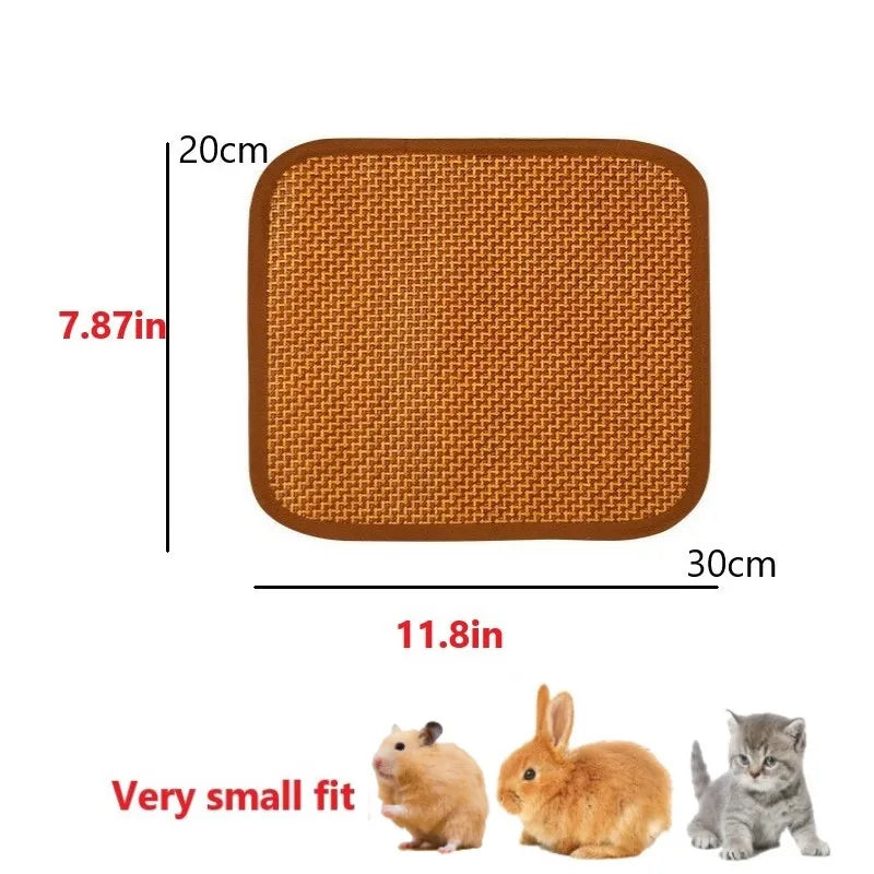 20x30cm Color Bamboo Pet Cooling Mat Bed for Dogs and Cats