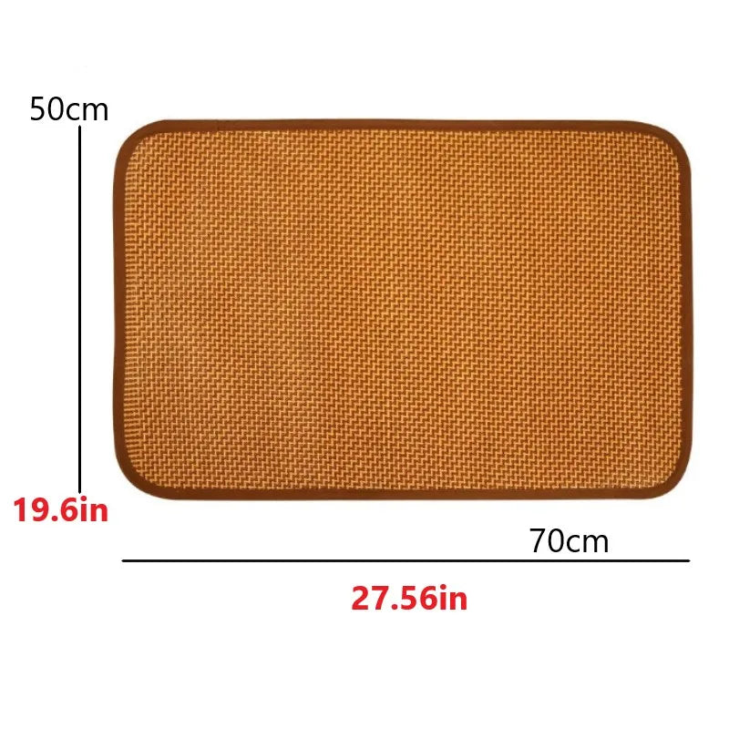 50x70cm Color Bamboo Pet Cooling Mat Bed for Dogs and Cats