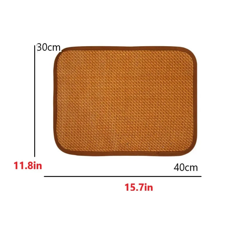 30x40cm Color Bamboo Pet Cooling Mat Bed for Dogs and Cats